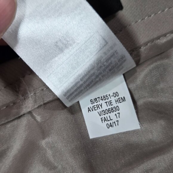 Banana Republic Pants Womens 6 Beige Avery Ankle Trousers Bows Preppy Office NEW - Picture 5 of 10